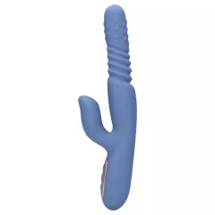 Loveline - warming thrusting vibrator (blue)