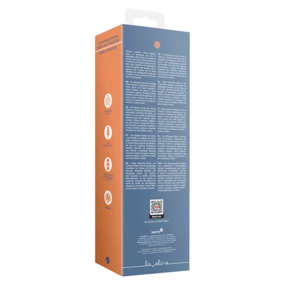 Loveline - warming thrusting vibrator (blue)