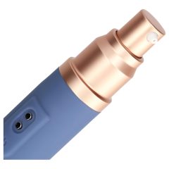   Loveline Travel - Rechargeable Vibrator with Lubricant Reservoir (Pastel Blue)