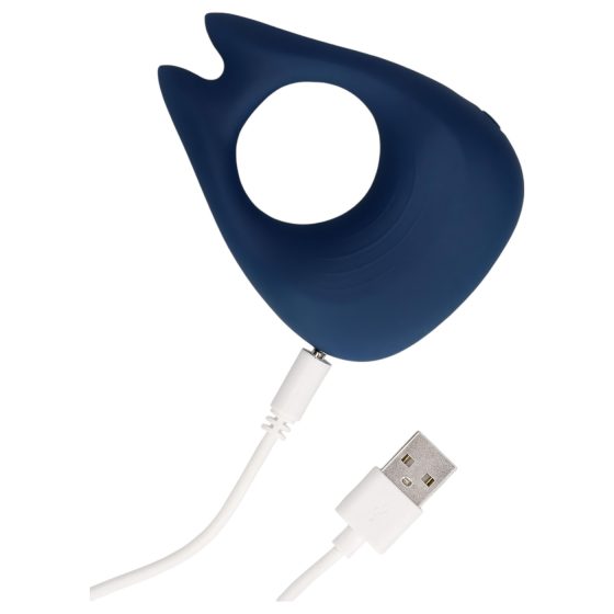 Loveline - Rechargeable Vibrating Ring (Blue)