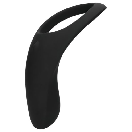 Loveline - Rechargeable Vibrating Black Penis & Testicle Ring
