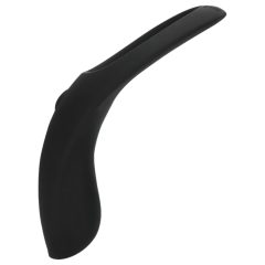   Loveline - Rechargeable Vibrating Black Penis & Testicle Ring