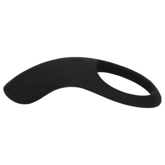 Loveline - Rechargeable Vibrating Black Penis & Testicle Ring