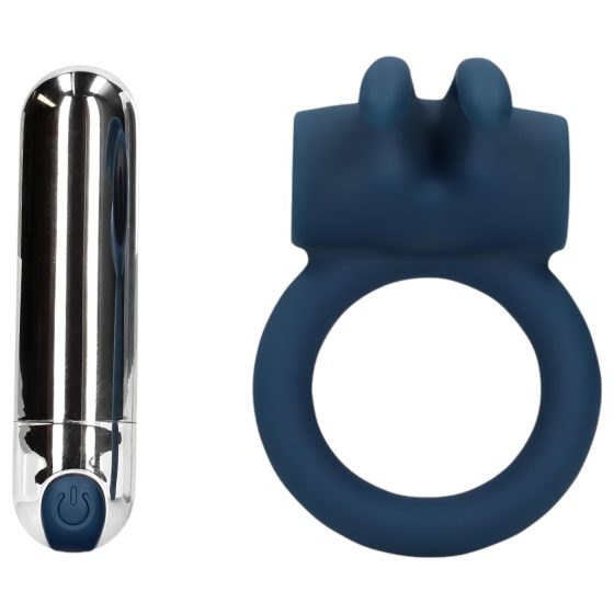 Loveline - Bunny Vibrating Ring (Blue)