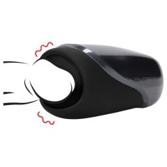   Loveline - Rechargeable, Waterproof Vibrating Masturbator (Black)
