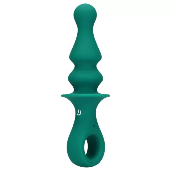 Loveline - Rechargeable Beaded Anal Vibrator (Green)
