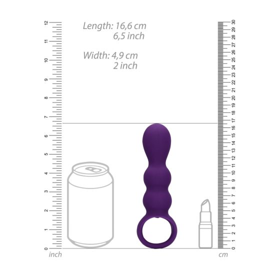 Loveline - Rechargeable Spherical Anal Vibrator (purple)