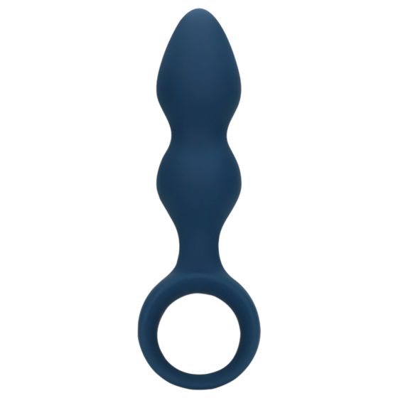 Loveline - Blue Ringed Anal Dildo - Medium Size