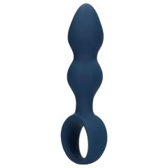 Loveline - Large Ringed Anal Plug (Blue)