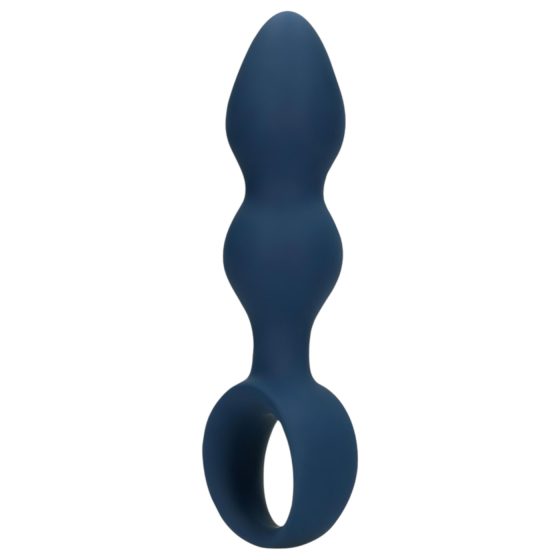Loveline - Large Ringed Anal Plug (Blue)