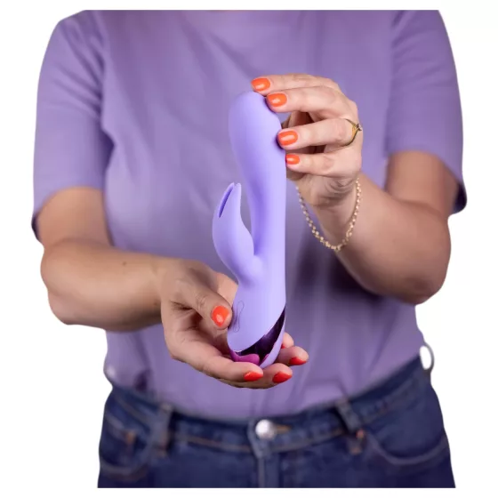 Loveline - Rechargeable Bunny Ears Vibrator (Purple)
