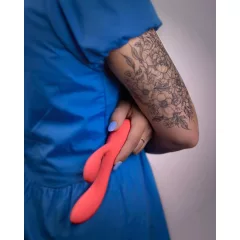   Loveline - Rechargeable Waterproof Vibrator with Clitoral Arm (Pink)