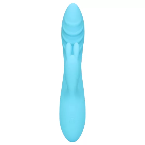 Loveline - waterproof rabbit ear vibrator with clitoral arm (blue)