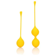 Loveline - Silicone Kegel Balls Set - 2 Piece (Yellow) 