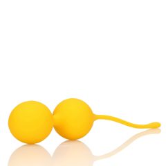 Loveline - silicone geisha ball set - 2 pieces (yellow)