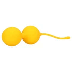 Loveline - Silicone Kegel Balls Set - 2 Piece (Yellow) 