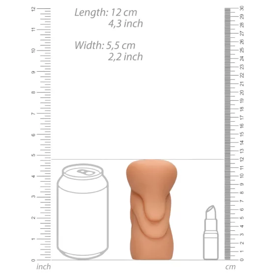 S-Line Flight Attendant - realistic buttock masturbator (flesh-coloured)