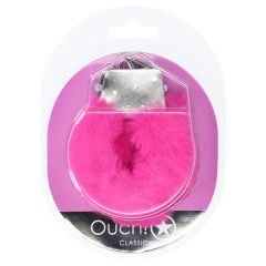 Ouch! - Pink Plush Handcuffs