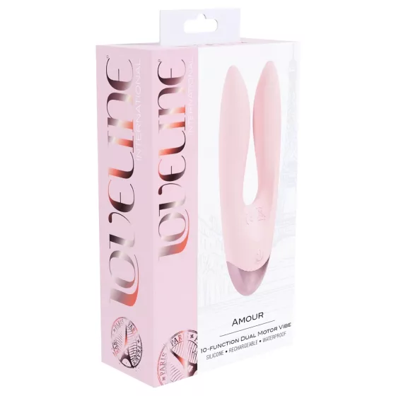 Loveline Amour - Dual-Arm Vibrator (Pink)