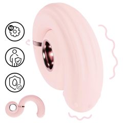 Loveline Pearls - Beaded G-spot Vibrator (Pink)