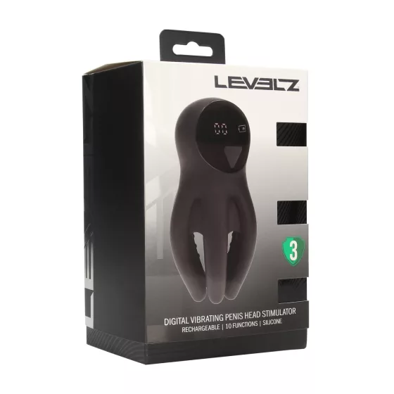 Levelz - Digital Acorn Vibrator (Black)