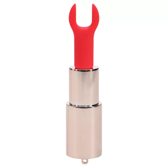 Loveline Angel - lipstick vibrator with 4 attachments (pink)