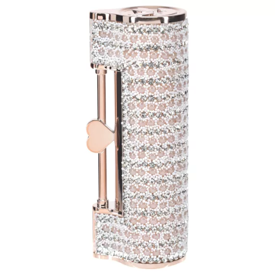 Loveline Angel - lipstick vibrator with 4 attachments (pink)