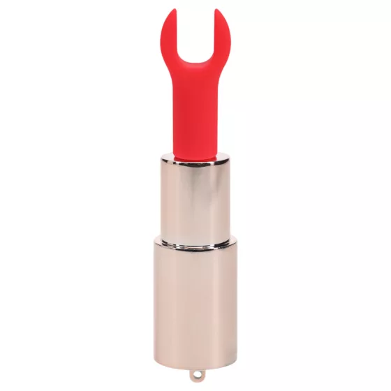 Loveline Candy - lipstick vibrator with 4 attachments (pink)