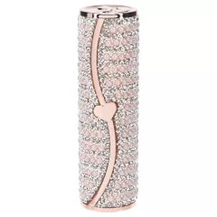 Loveline Candy - lipstick vibrator with 4 attachments (pink)