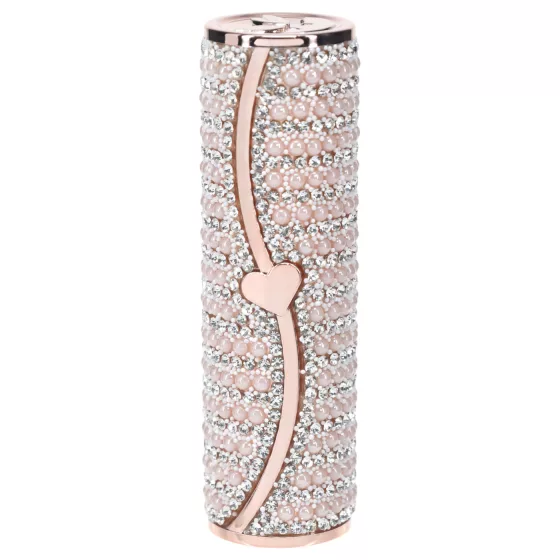 Loveline Candy - lipstick vibrator with 4 attachments (pink)