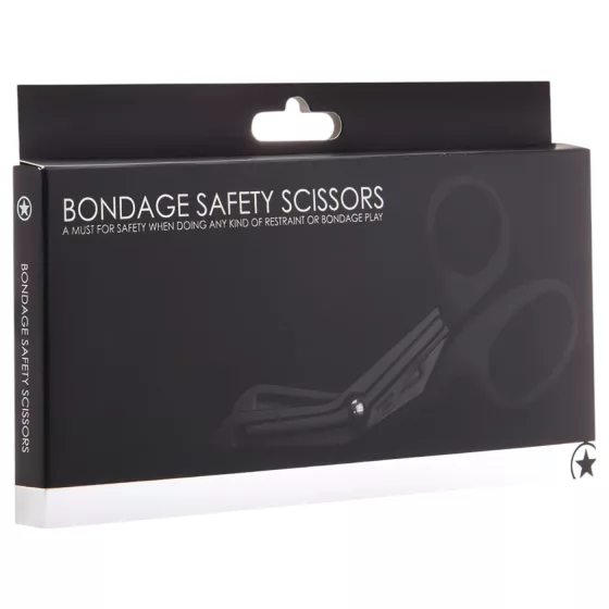 Ouch! - bondage safety scissors (black)