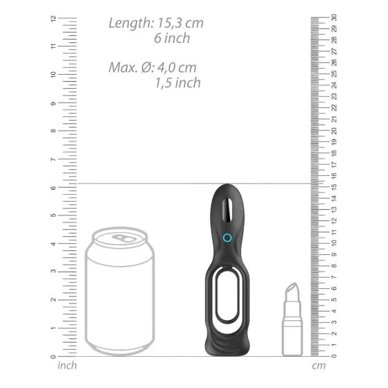 No.88 - Black Vibrating Pleasure Ring