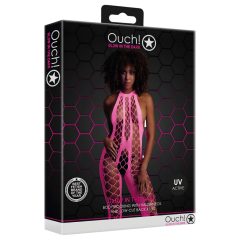 Ouch! - Glow-in-the-Dark Open Jumpsuit (Pink)