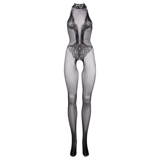 Le Désir - Lace Mesh Bodysuit - Black, Sizes S-XL