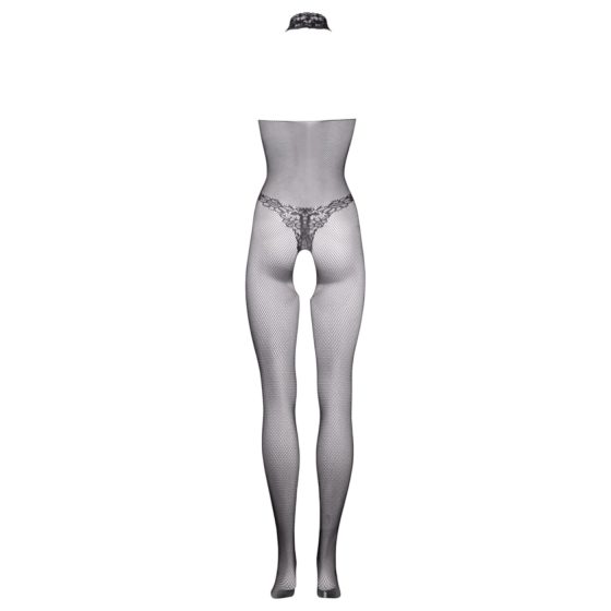 Le Désir - Lace Mesh Bodysuit - Black, Sizes S-XL