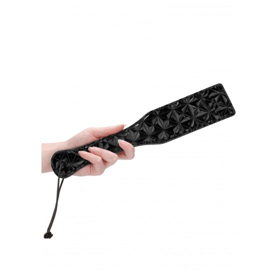 Ouch - luxury diamond patterned spanker (black)