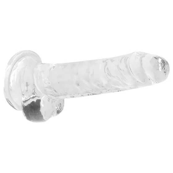 REALROCK - Clear Lifelike Dildo - Transparent (17cm)