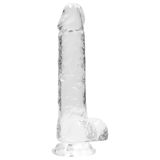 REALROCK - Clear Lifelike Dildo - Transparent (19cm)