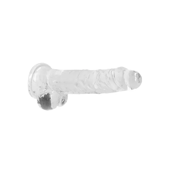 REALROCK - Clear Lifelike Dildo - Transparent (19cm)