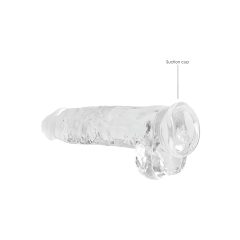 REALROCK - Transparent Lifelike Dildo - Clear (22cm)