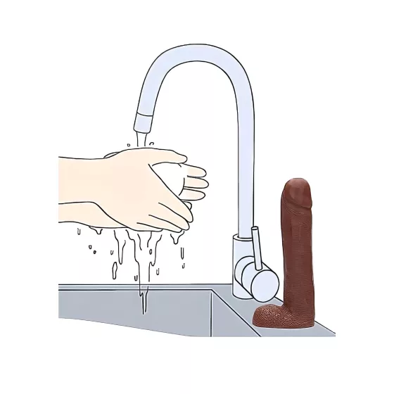 S-Line - Dicky - penis-shaped soap with chocolate scent (210g)