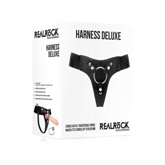 REALROCK Deluxe - Adjustable Harness for Strap-Ons (Black)
