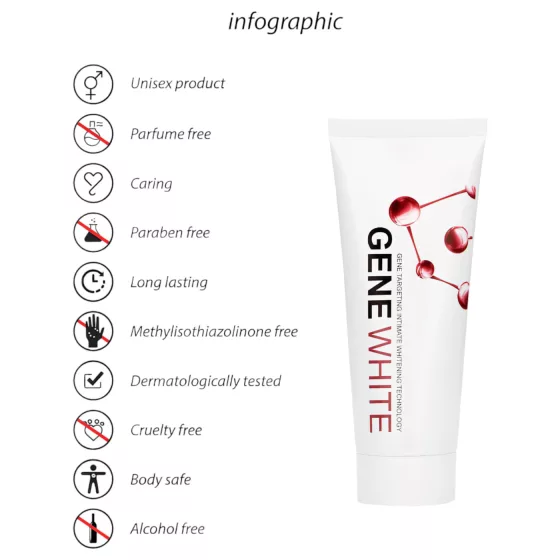 Pharmquests Gene White - skin lightening cream (100 ml)