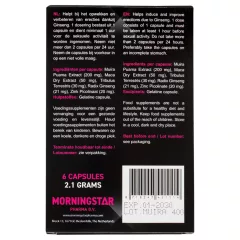   Morningstar High Octane - Men's Dietary Supplement Capsules (6-pack)