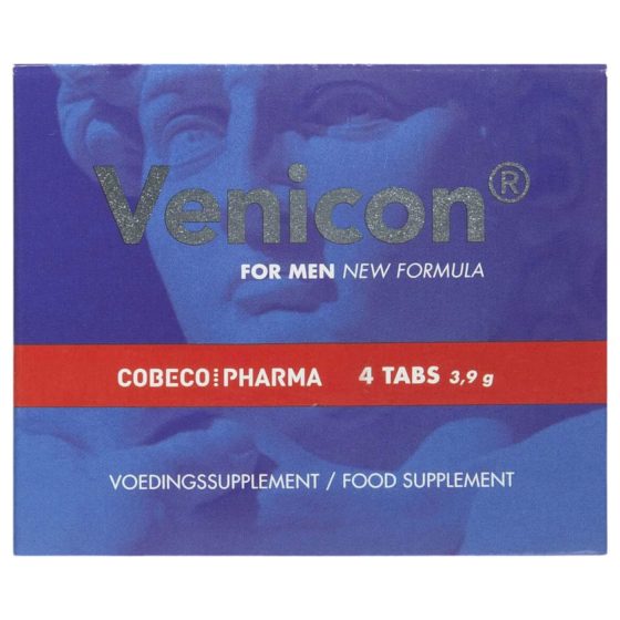 Venicon - Dietary Supplement Capsules for Men (4 Count)
