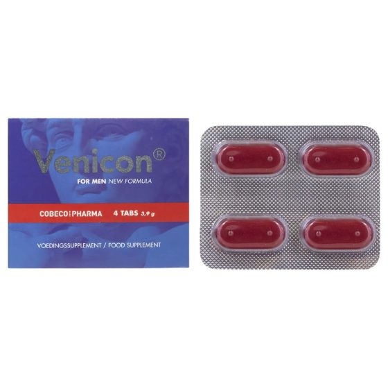 Venicon - Dietary Supplement Capsules for Men (4 Count)