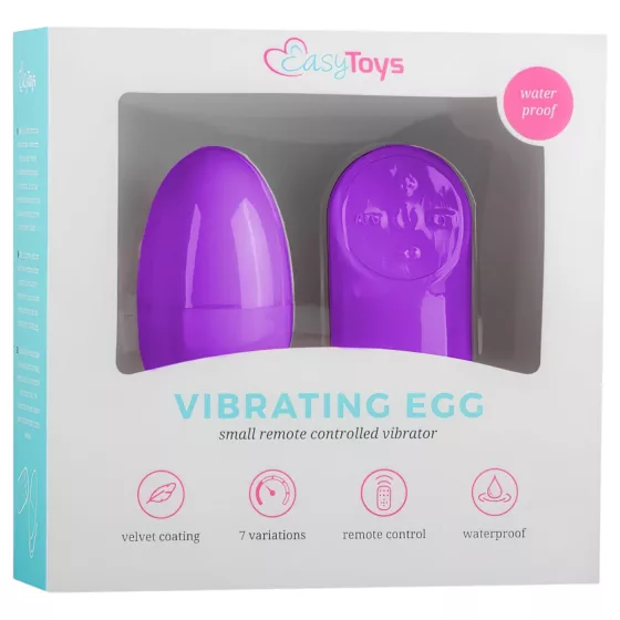 Easytoys - 7-Function Wireless Vibrating Egg (Purple)