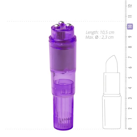 Easytoys Pocket Rocket - 5-Piece Vibrating Set - Purple