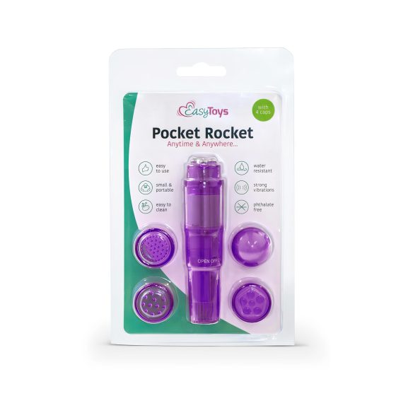 Easytoys Pocket Rocket - 5-Piece Vibrating Set - Purple