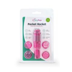 Easytoys Pocket Rocket - vibrator set - pink (5 pieces)